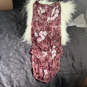 American Eagle Floral Onesie